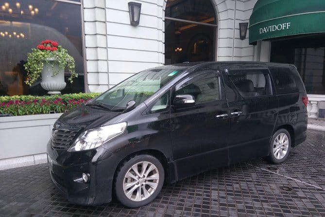 Transfert de départ privé à Hong Kong : hôtel ou terminal de croisière à l'aéroport