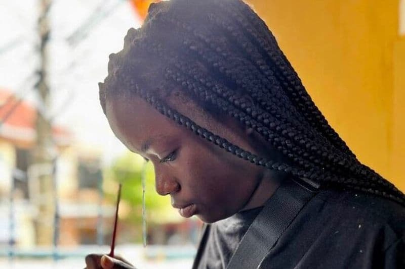 Cours d'art de lanterne pliable avec peinture acrylique Hoi An