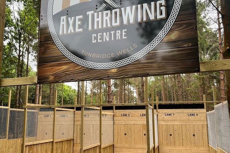 Expérience de lancer de hache à Tunbridge Wells