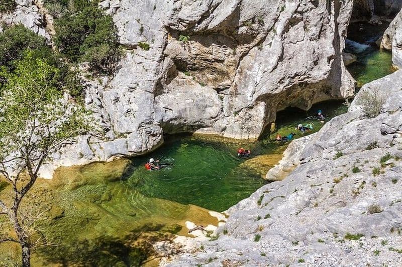 Descente en canyoning des gorges de Galamus
