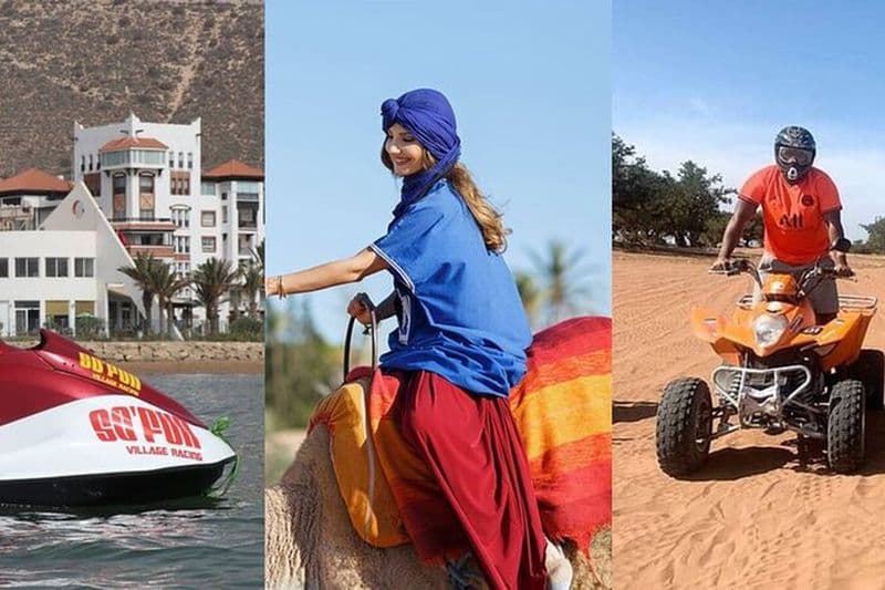 Agadir Adventure: Balade en chameau, jet ski et quad