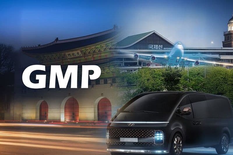 Transfert de navette de taxi privé de Séoul à Gimpo Airport GMP