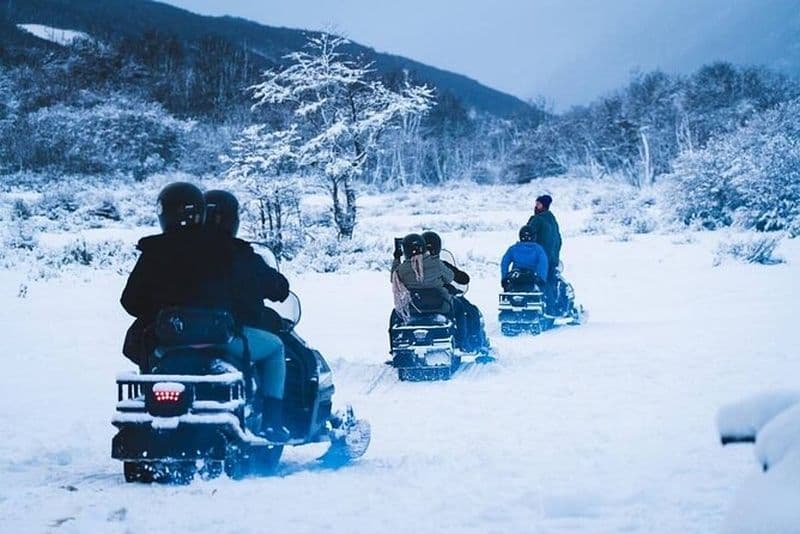 Billet Expérience blanche de jour ou de nuit avec motoneige et déjeuner