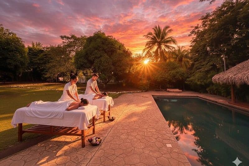 Forfait spa pour deux : massage et piscine