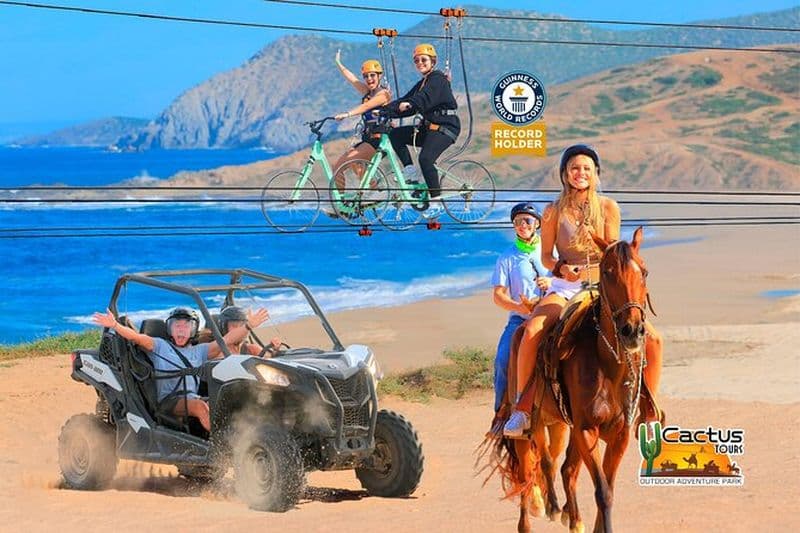 UTV, Promenade à cheval gratuite et Sky Bikes Adventure Combo
