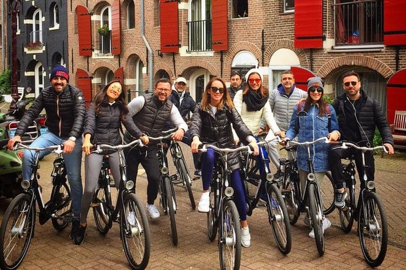 Billet Visite guidée à vélo des points forts et des trésors cachés d'Amsterdam