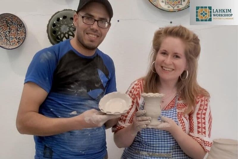 Atelier marocain traditionnel de mosaïque