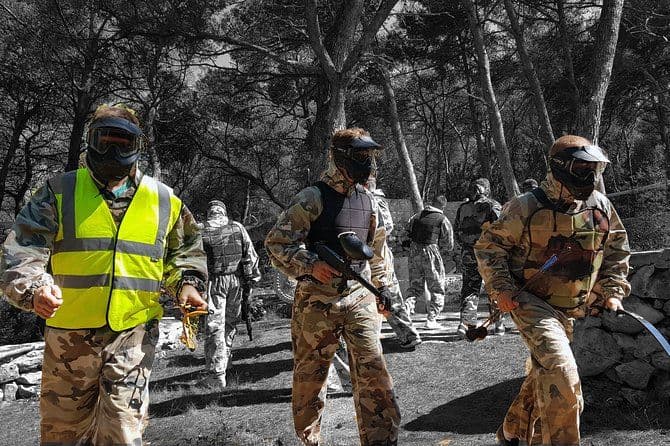 Billet Paintball sur l'île de Hvar