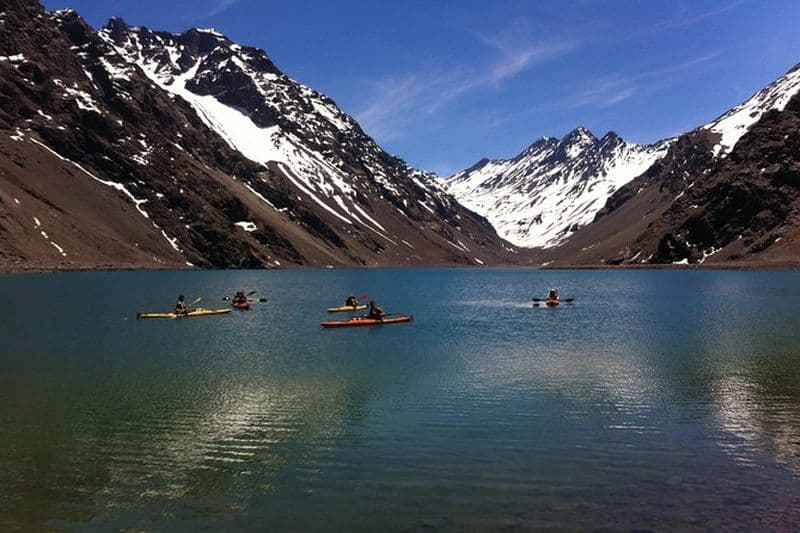 Une journée en kayak dans les Andes au départ de Santiago