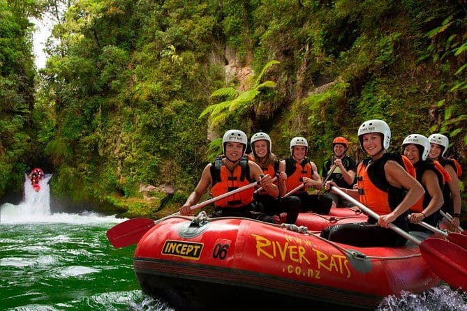 Rafting en eaux vives sur le fleuve Kaituna au départ de Rotorua