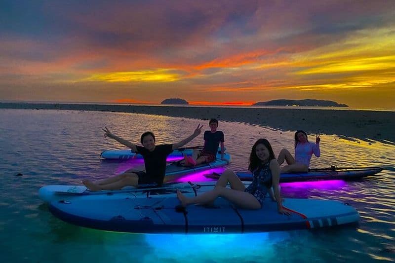 Billet Expérience de Stand Up Paddle Night Glow à Kota Kinabalu