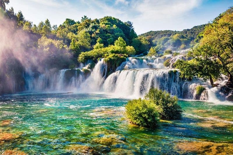 Visite du parc national de Krka avec Guide touristique et dégustation de vins de Split & Trogir