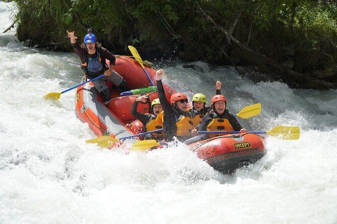 Expérience de rafting en famille en Engadine