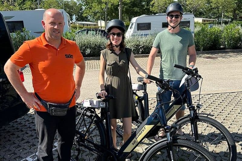 Visite privée autoguidée en vélo électrique des couleurs d'Umag de l'Istrie