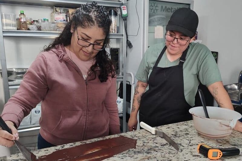 Atelier artisanal de fèves de chocolat au bar à Cancún