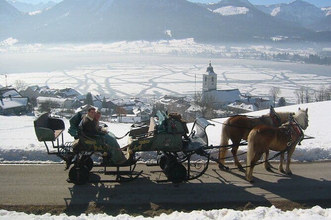 Promenade privée en traîneau à cheval depuis Salzbourg