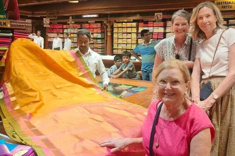 Visite à pied du grand mariage indien, du shopping et du bazar à Chennai