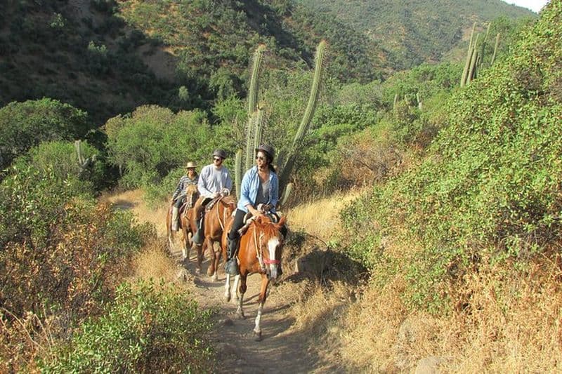 Randonnée en montagne à cheval au départ de Santiago