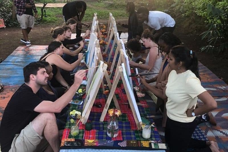Billet Soirée peinture et gorgée de 3 heures à Dar Es Salaam