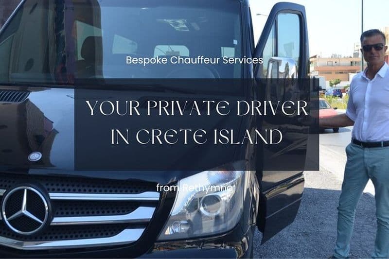 Votre service de chauffeur privé et de chauffeur en Crète depuis Réthymnon