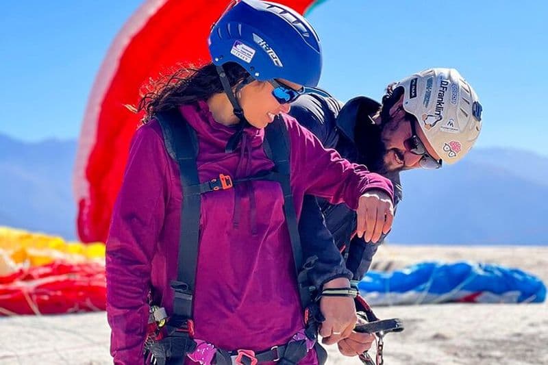 Billet Parapente à Marrakech Agafay Desert Sunset.