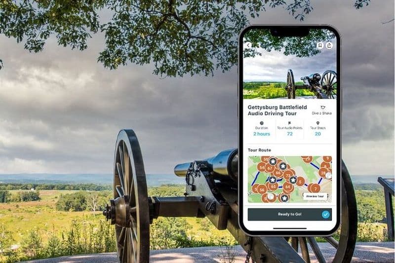 Gettysburg Battlefield Auto-guided Audio Driving Tour