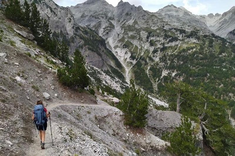 Valbona à Theth : Randonnée autonome, Transport + Carte numérique