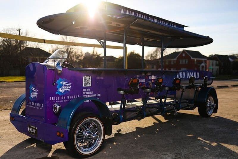 Trill On Wheels (excursion à vélo de fête hip-hop dans le 3e quartier Houston)