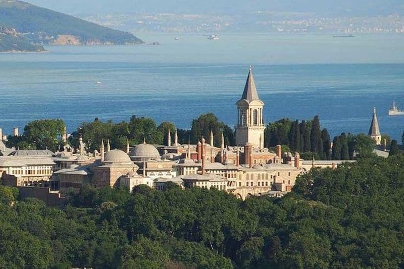 Billets coupe-file : palais de Topkapi comprenant la mosquée de Süleymaniye et l'atelier de faïence à Istanbul