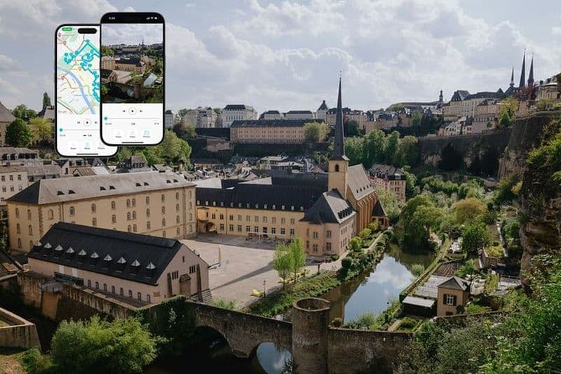 Visite guidée à pied du patrimoine luxembourgeois avec application mobile