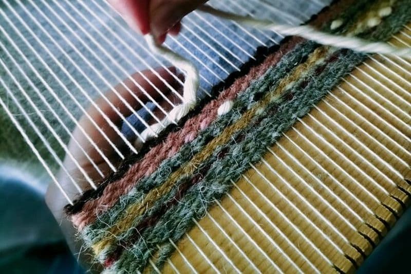 Atelier de tissage sarde à Villacidro