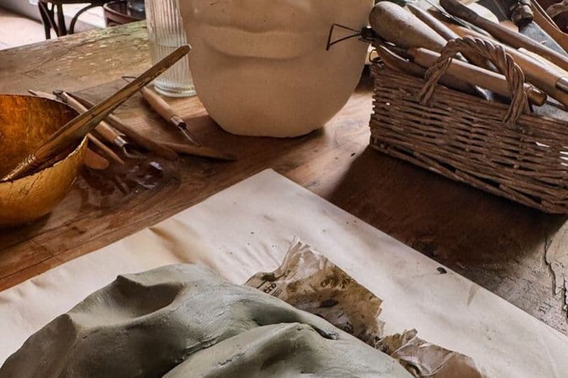 Cours privé de sculpture en argile + Villa Melzi Gardens