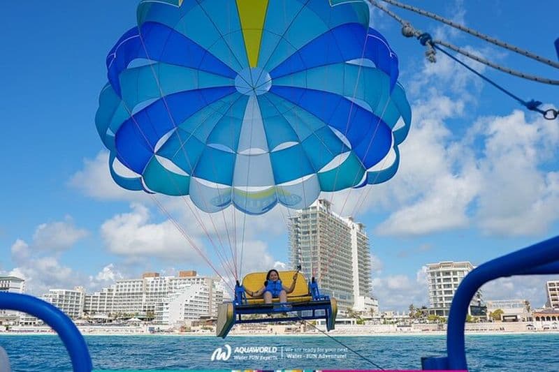Excursion en parachute ascensionnel Skyrider avec vue panoramique sur Cancun