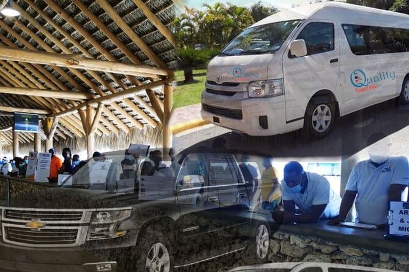 Transfert de l'aéroport de Punta Cana, taxi, aux hôtels de Bavaro Punta Cana