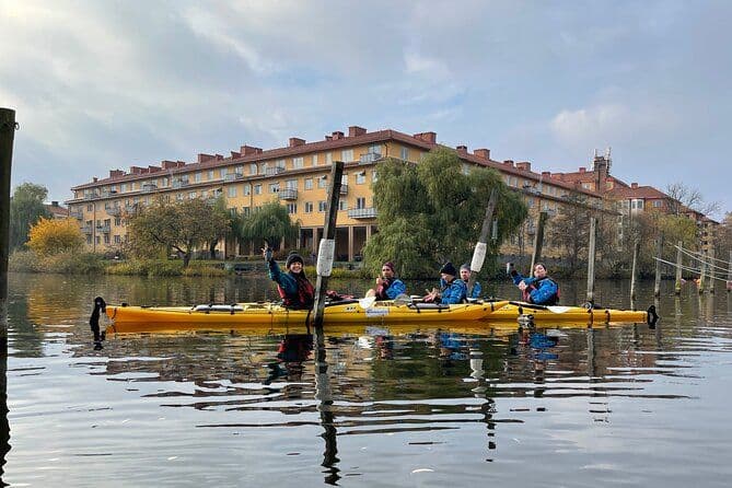 Visite du centre de Stockholm en kayak