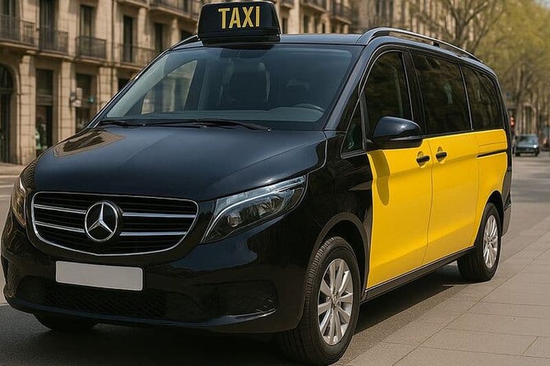 Transfert en Taxi Privé de Barcelone Ville à Aéroport (BCN)