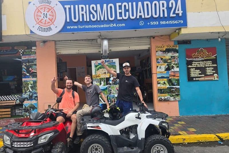 Billet Route des cascades et du Pailón del Diablo 3 heures en quad