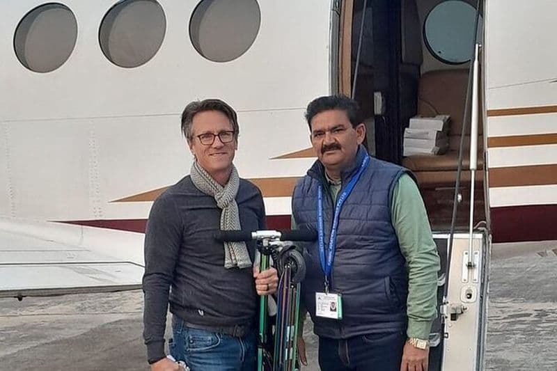 New Delhi : Visite privée en hélicoptère de luxe du Taj Mahal tout compris