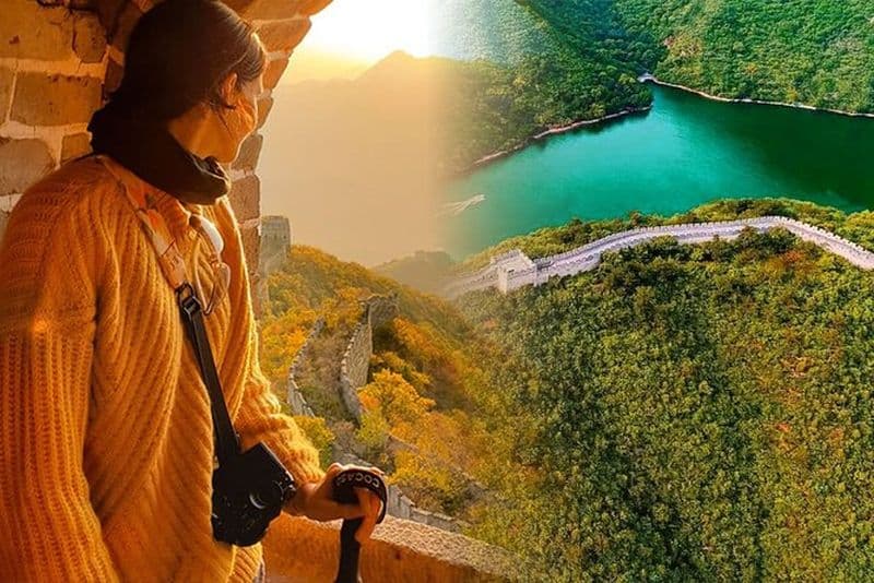 Billet Water-Great Wall Odyssey: Excursion panoramique d'une journée en bus et croisière