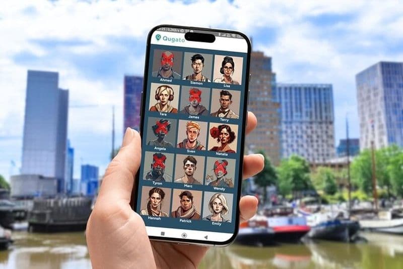 Jeu de détective de ville autoguidé de chasse au trésor de Rotterdam