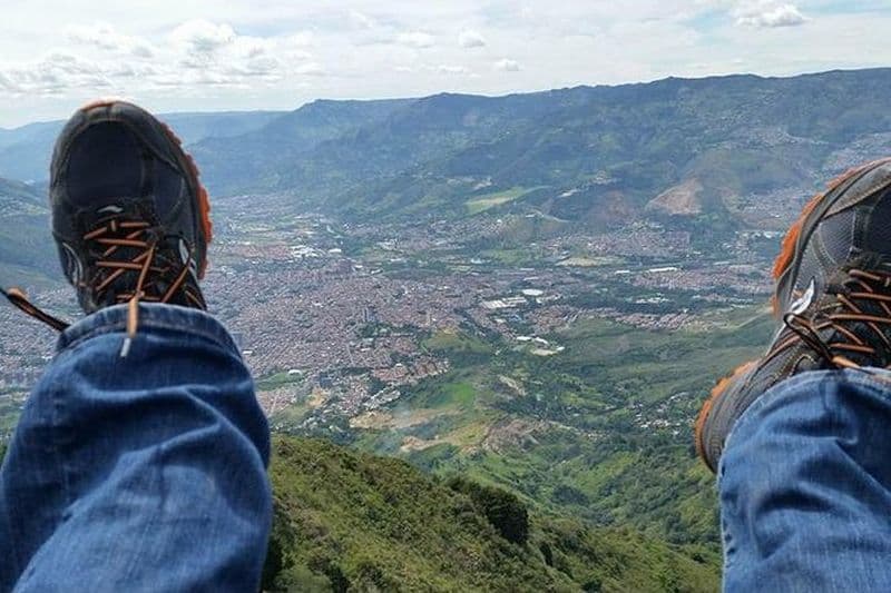 Parachutisme privé de Medellin et visite des lumières de Noël