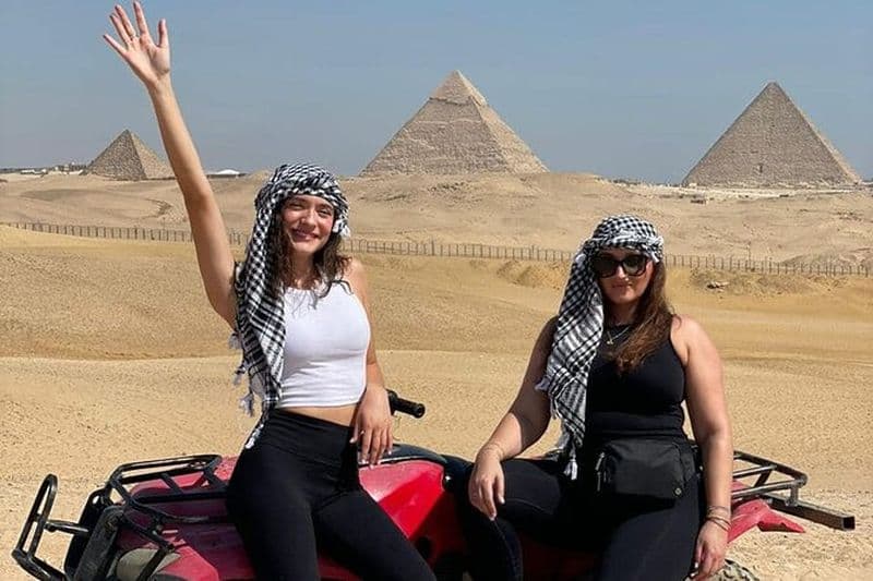 VIP Gizeh Pyramides, Sphinx, VTT vélo, CamelRide, Shopping & Dîner Croisière