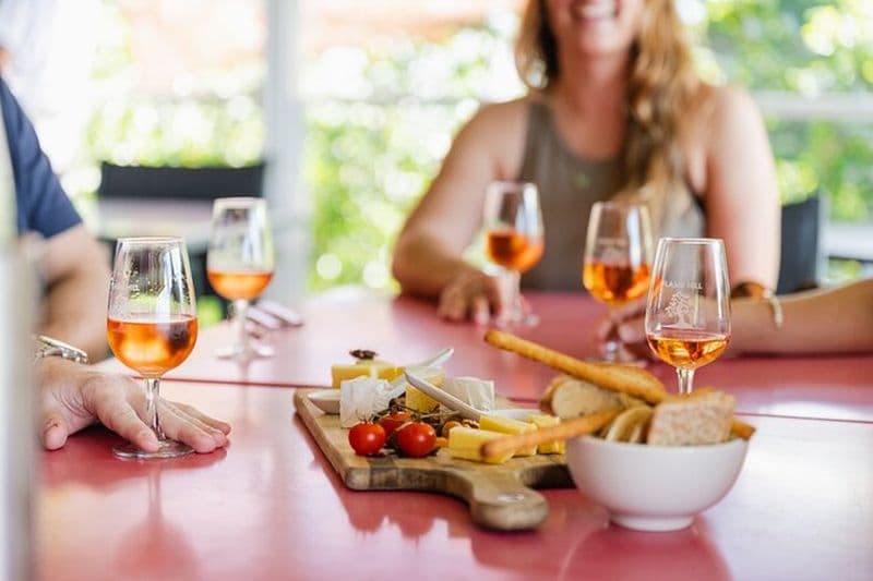 Visite de dégustation de fromages et de vins de l'arrière-pays - avec déjeuner à 2 plats inclus