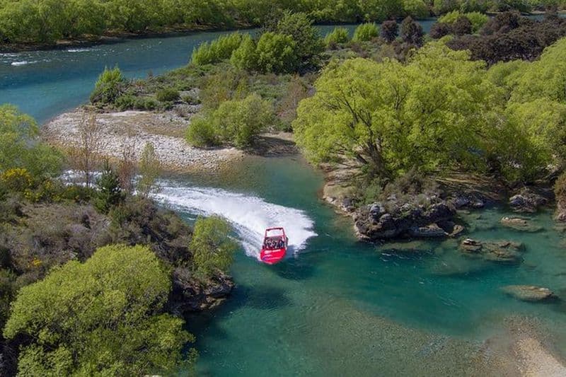 Billet Aventure en petit groupe en jet boat sur la rivière Clutha au départ de Wanaka