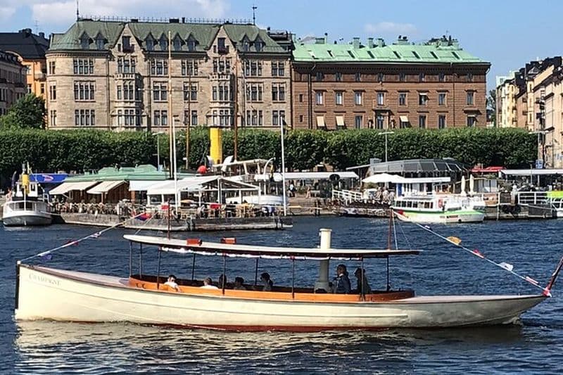 Location de bateau privé de 2 heures à Stockholm