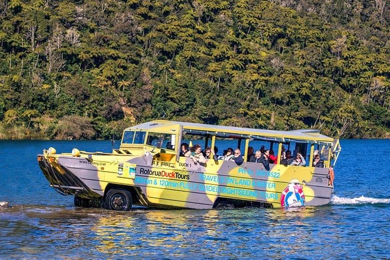 Rotorua Duck Boat Visite guidée de la ville et des lacs