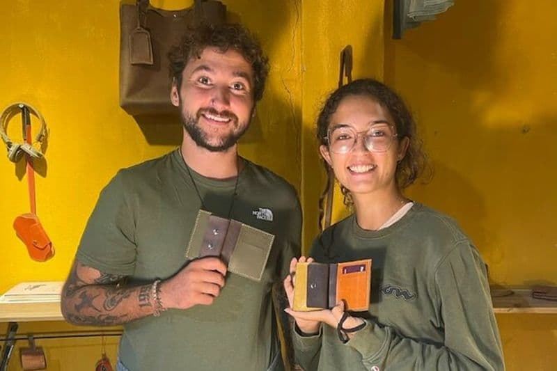 Cours d'initiation à l'atelier d'artisanat du cuir fait main à Hoi An