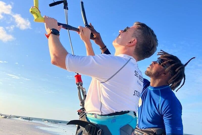 Billet Cours Privé de Kitesurf à Zanzibar pour Débutant et Intermédiaire