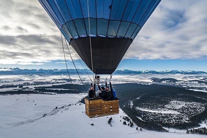 Vol en ballon à Zakopane