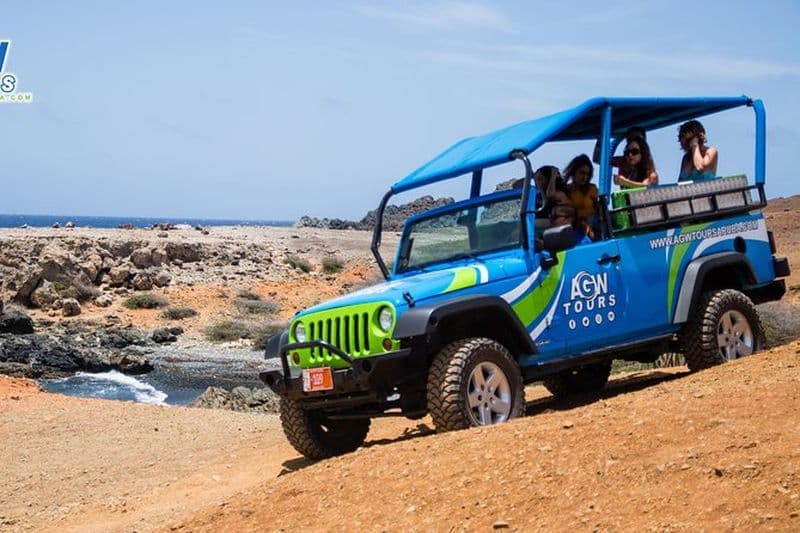 Aruba Jeep Tour: Piscine naturelle, grottes et Baby Beach Aventure